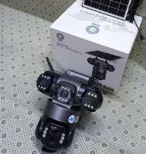 Solar Light Triple-Lens 4g Solar CCTV Surveillance Camera-Three Lenses