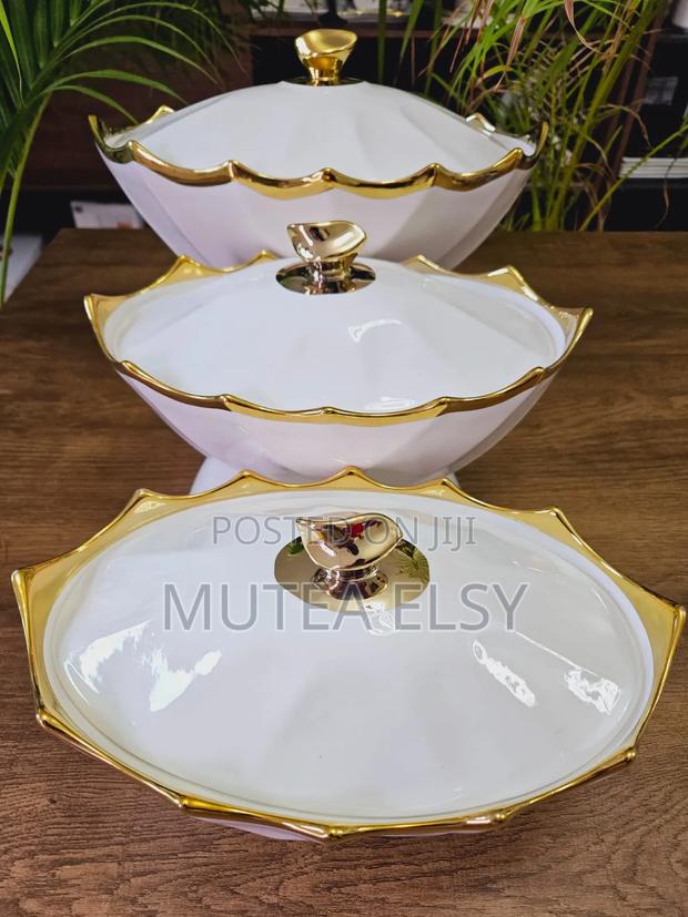 3 PCS Oval Serving Bowls - main view