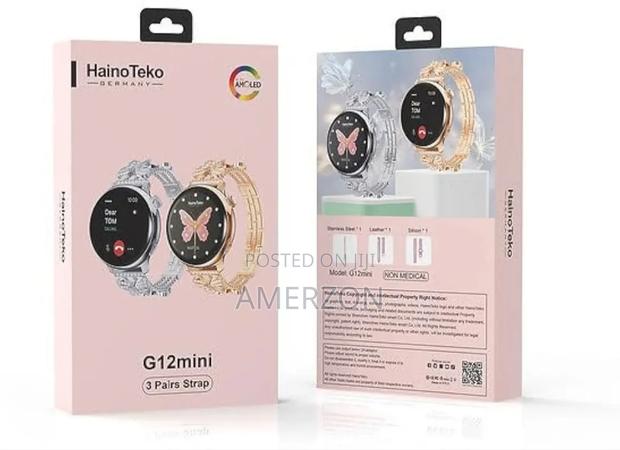 G12 Mini Amoled Round Shape Display Smart Watch - main view