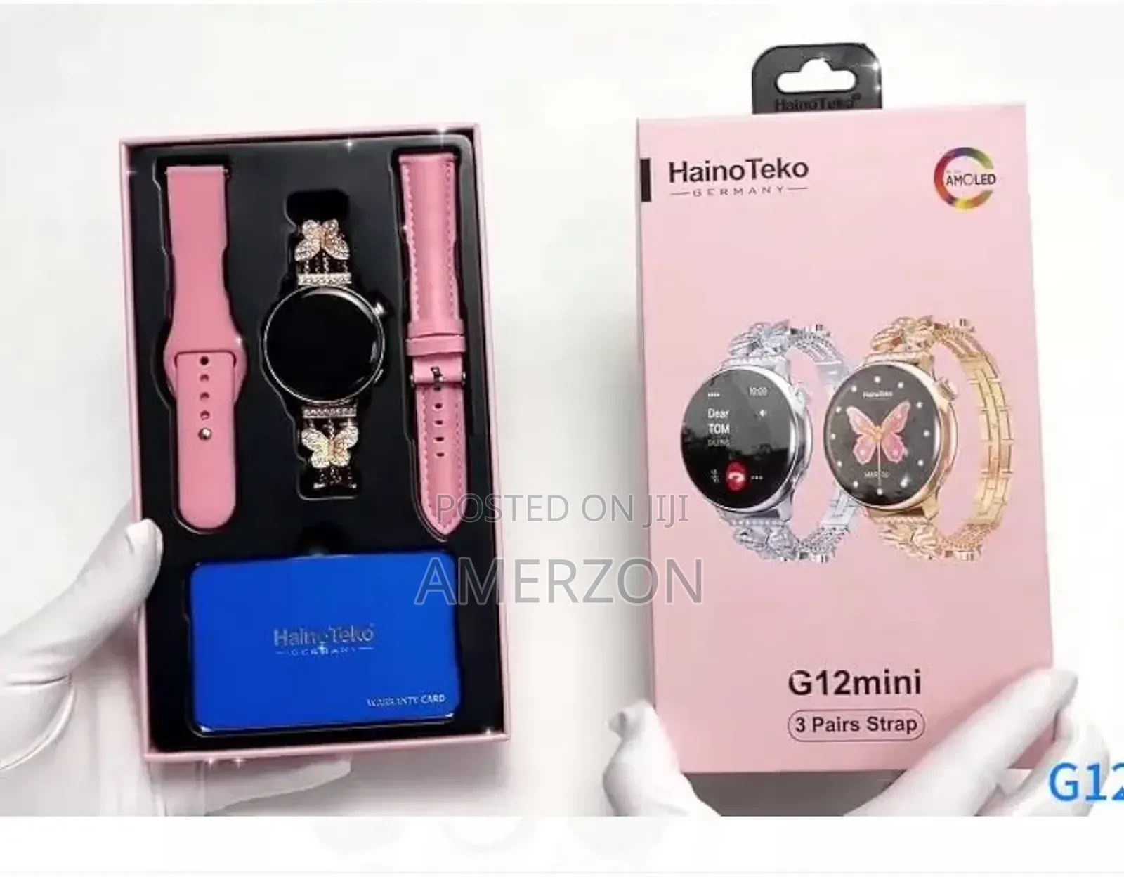 G12 Mini Amoled Round Shape Display Smart Watch