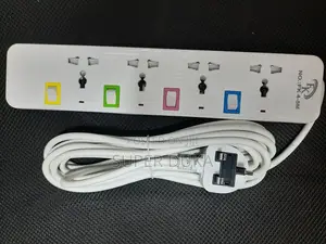 4 Way Extension Socket.5 M Cable.Fk 4-5m Uk 3-Pin Plug