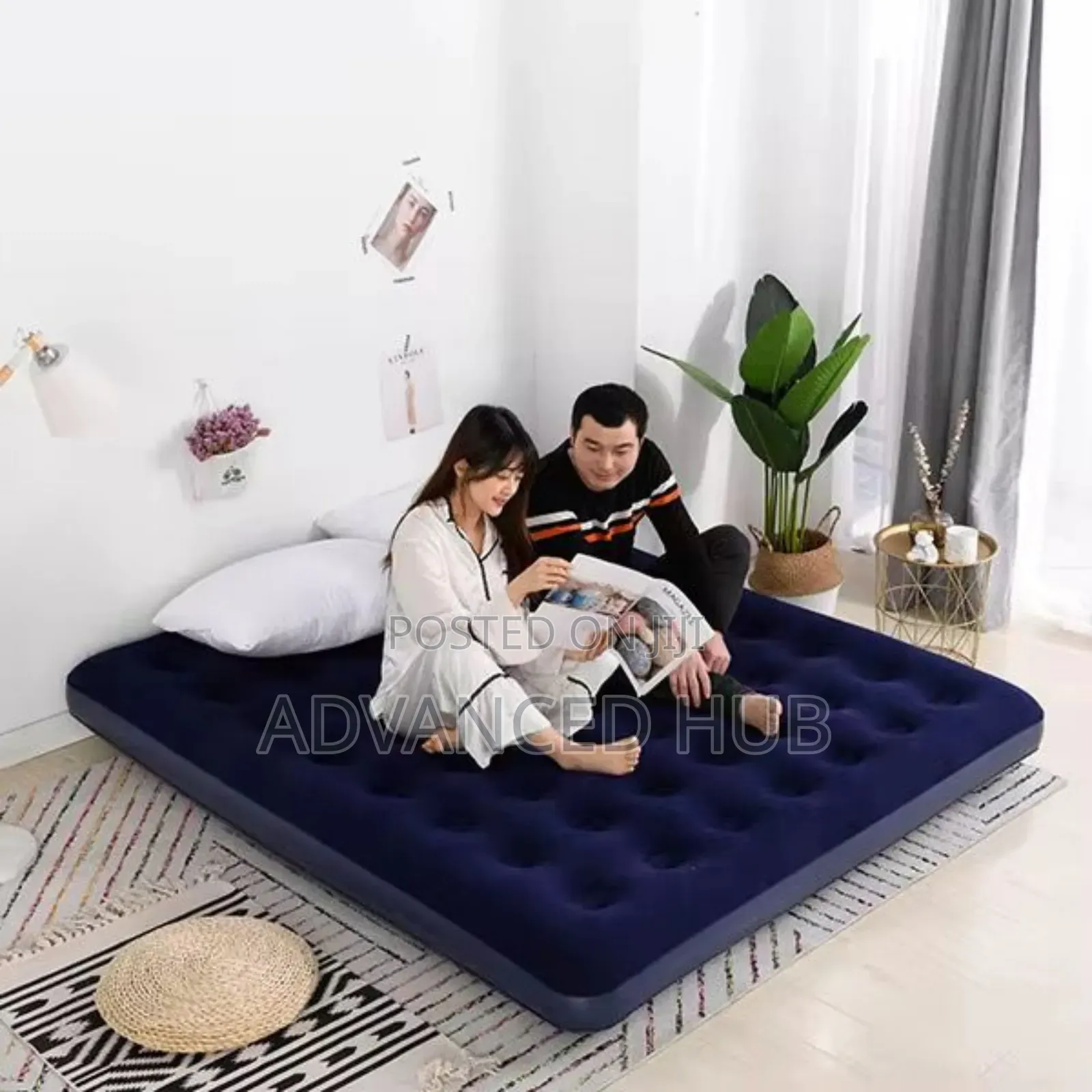 Intex Inflatable Mattress With Free Electric Pump