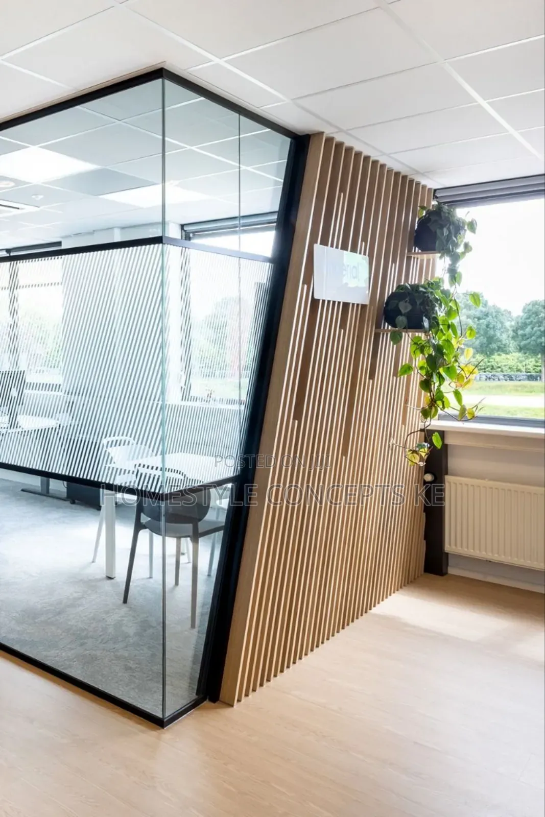 Office Interior Partition Acoustic Ceilings Design Lighting