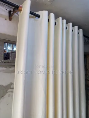 Cream Curtain Price Inclusive Stitching