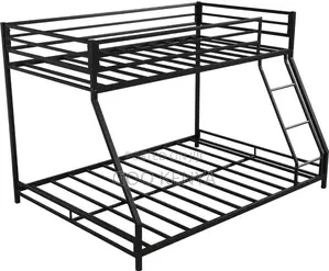 Home Bed; Space-Efficient Double Decker Iron Bed for Dormitories