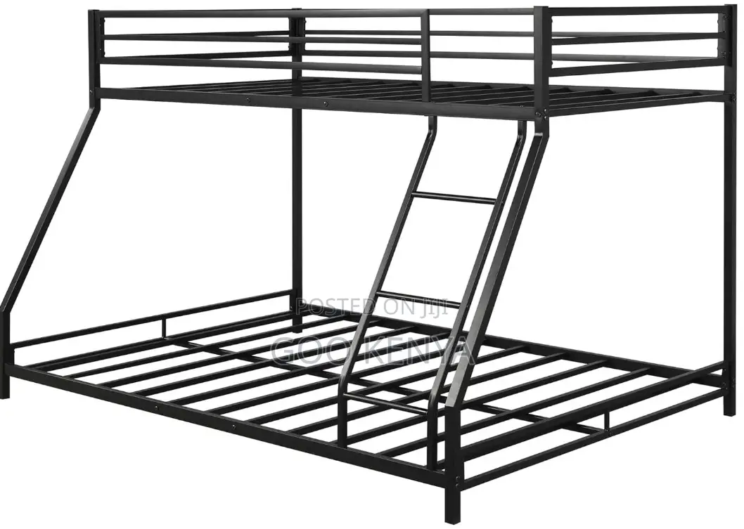 Home Bed; Space-Efficient Double Decker Iron Bed for Dormitories