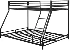 Home Bed; Space-Efficient Double Decker Iron Bed for Dormitories