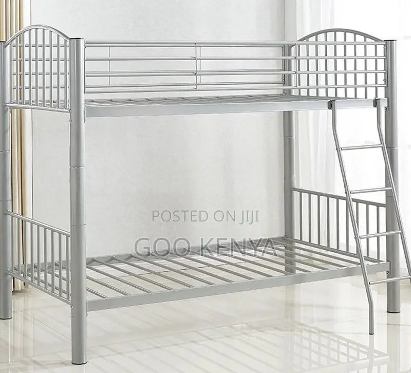 Home Bed; Space-Efficient Double Decker Iron Bed for Dormitories