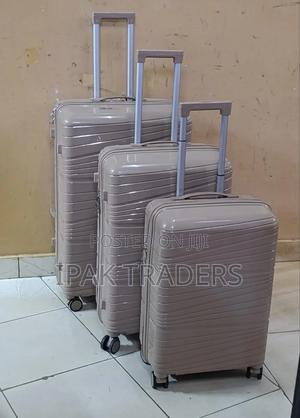 *Unbreakable Double Zip Rubber Suitcase Pp 3-in-1 Suitcase - thumbnail 2