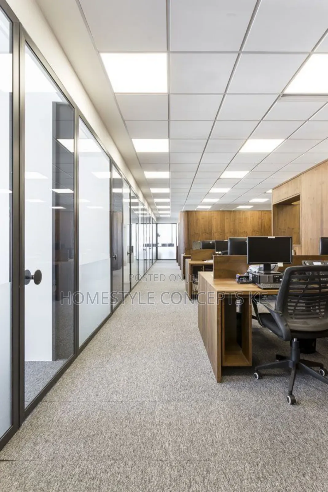 Office Hospital Interior Design Acoustic Ceilings Partitions