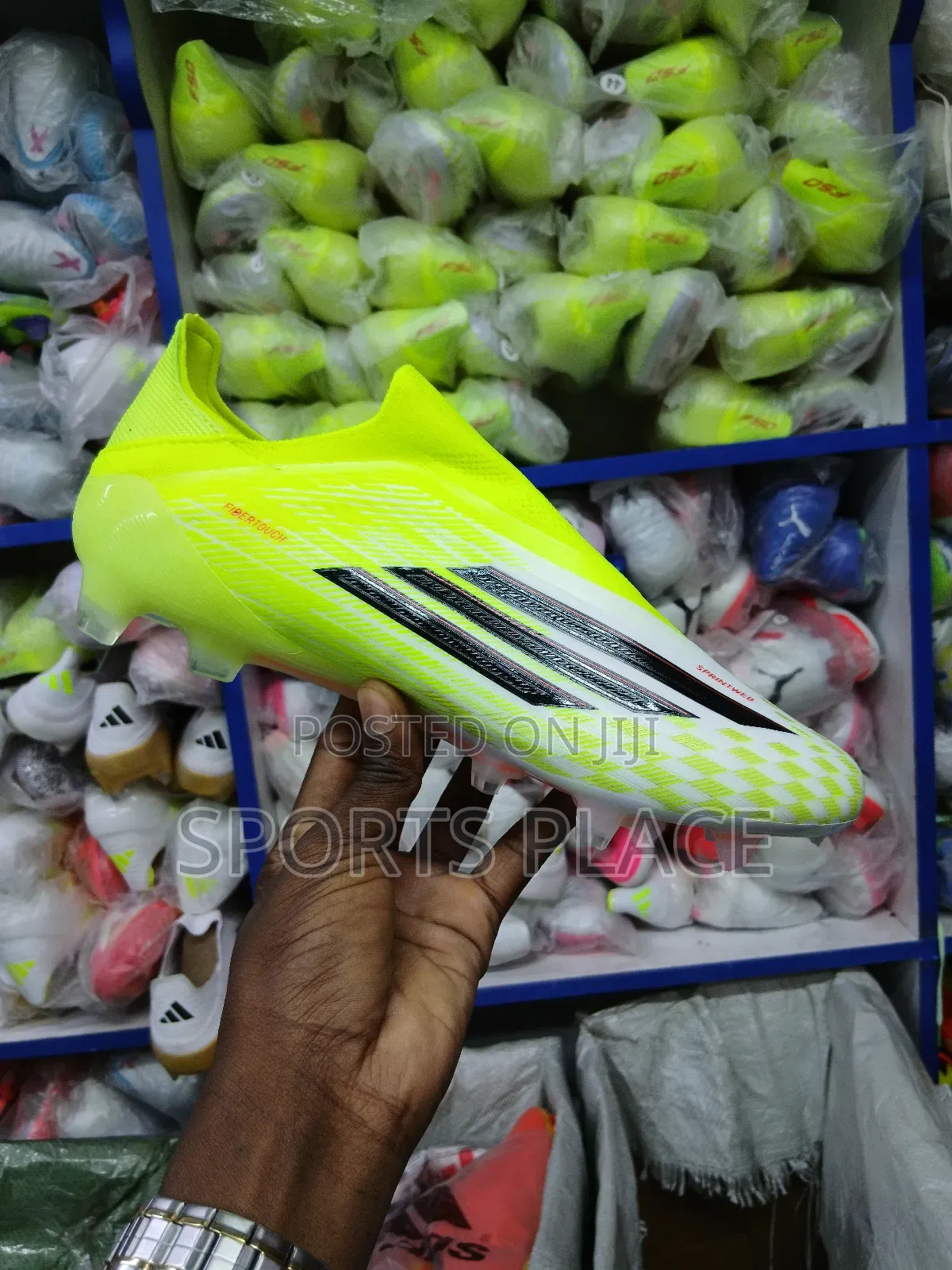 Adidas F50 - Light Green Speed Machine Edition  Football Boots