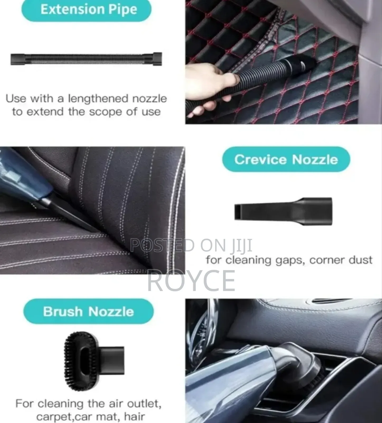 4 In 1 Portable Wet Dry Vacuum Cleaner