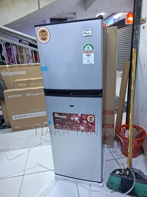 Ramtons 138lt 2 Door Direct Cool Fridge, Silver – Rf/349
