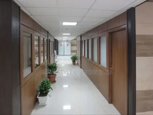 Modern Office Hospital Interior Fit Acoustic Ceiling Partition Glass