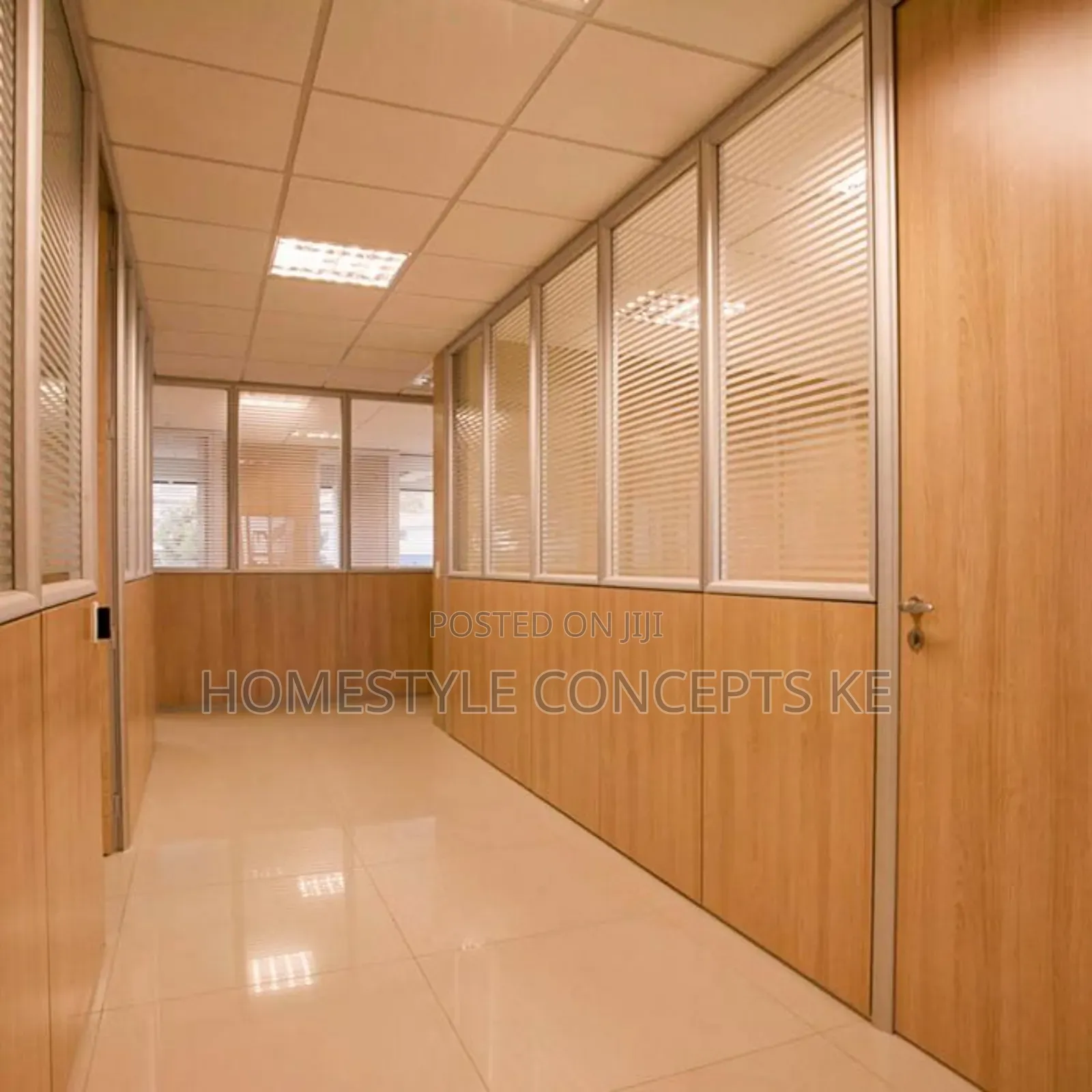 Modern Office Hospital Interior Fit Acoustic Ceiling Partition Glass