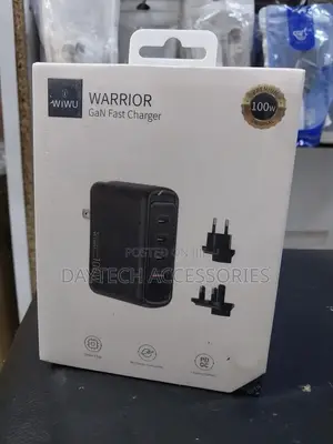 Wiwu Pd 100w Gan Wall Charger With Universal Travel Us Eu Uk Plug.