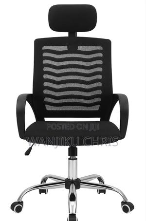 Head Rest Secretarial Seat/ Office Chair With Head Rest - thumbnail 2