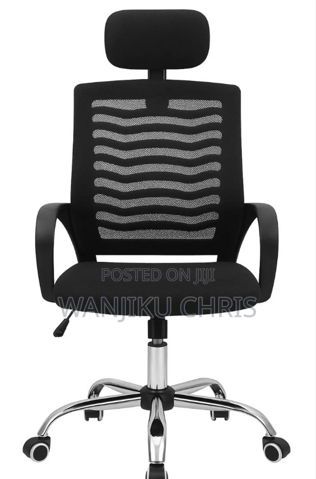 Head Rest Secretarial Seat/ Office Chair With Head Rest - main view
