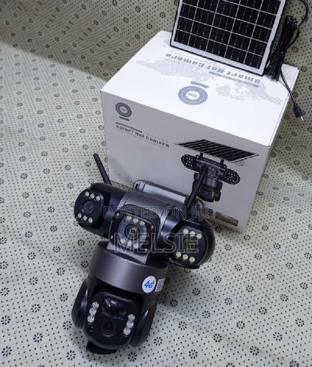 Intelligence 4g V380 Triple Lens Security Video Ip Camara )