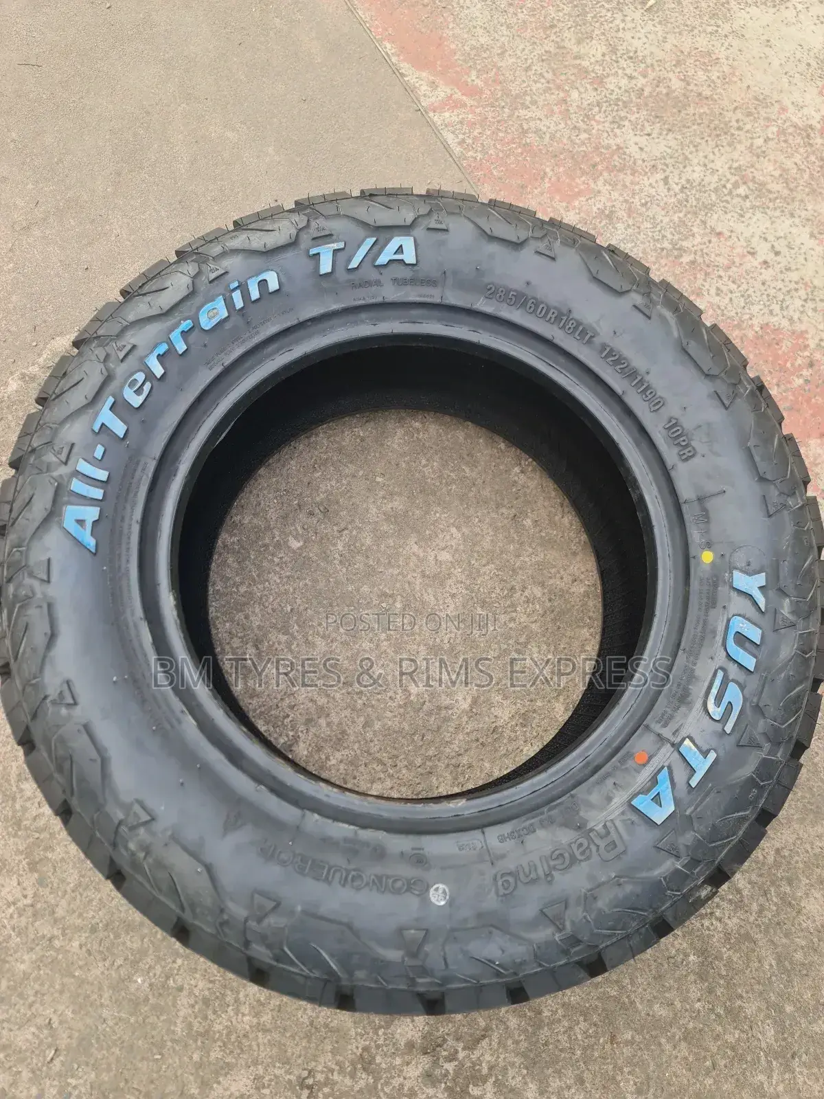 285 /60 R18 Yusta Tyres (New Technology)