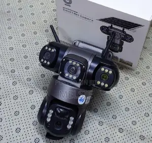 Three Lens Security Camera Solar Powered 4g Tripple Lens Solar Camera