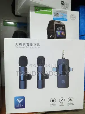 3-in-1 Wireless Lavalier Mic Set for Phone, Camera Laptop