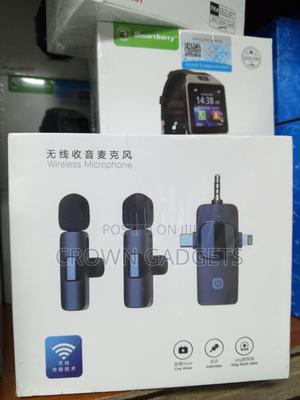 Dual Wireless Microphone Kit 3.5mm Plug for iPhone Android - thumbnail 2