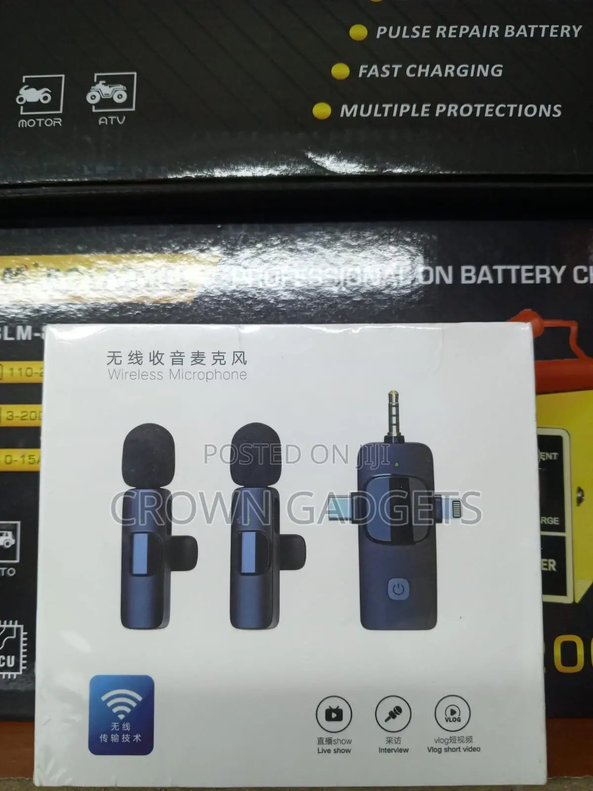 Plug Play 3-in-1 Wireless Lavalier Microphone – Clear Audio