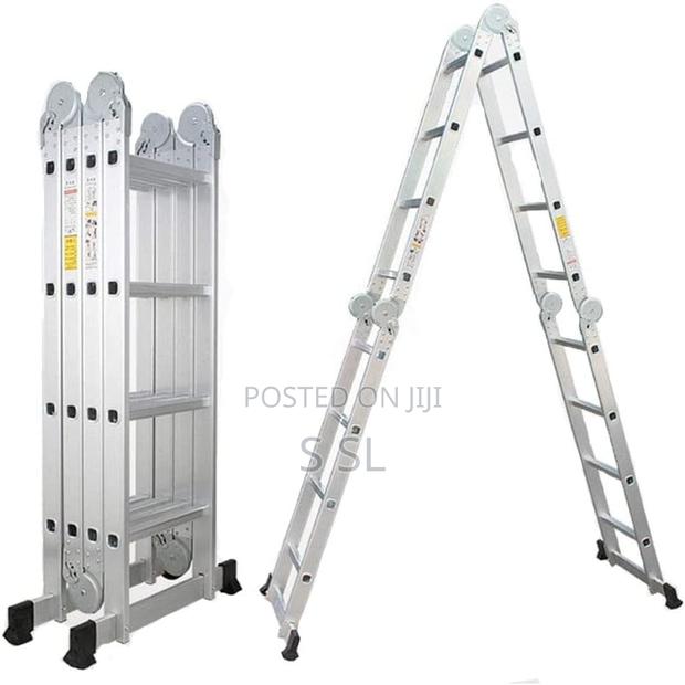 4 X 4 Steps Multi-Function Folding Articulated Ladder Aluminium - main view