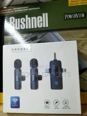 3.5mm Wireless Lavalier Mic Set for Live Streaming Interviews