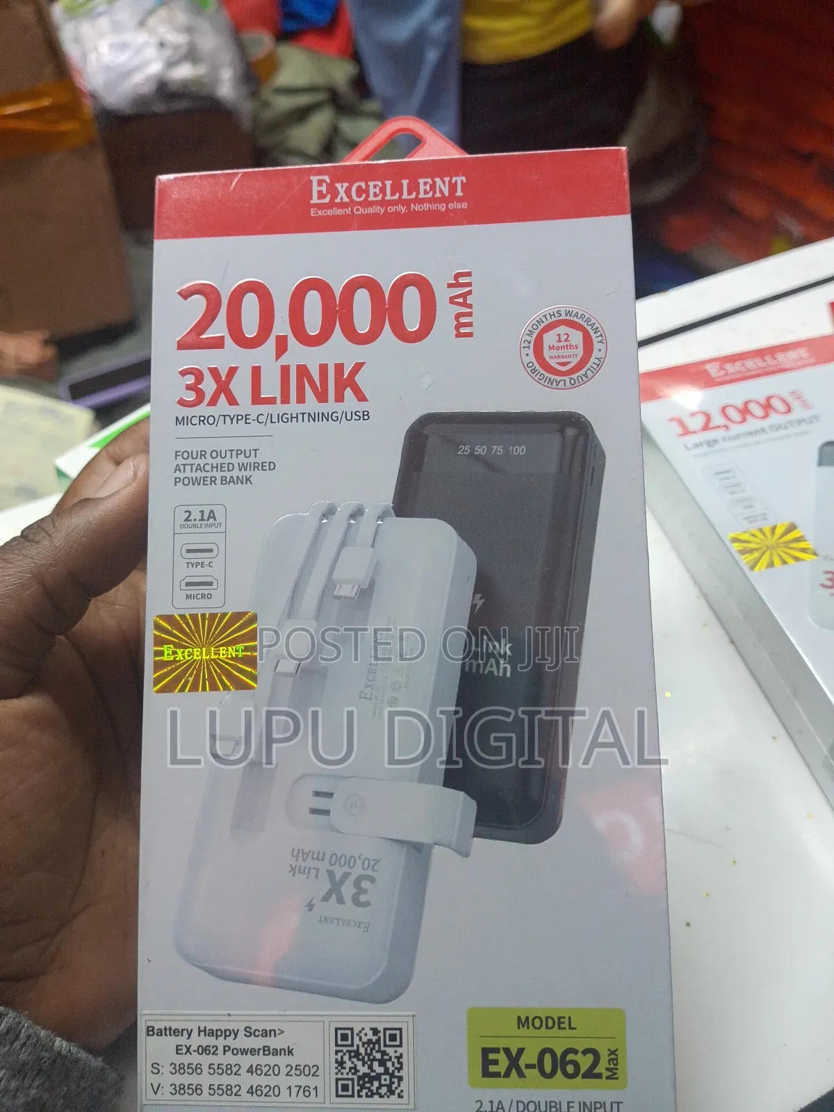 Excellent 20,000mah Powerbank