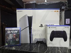 Ps5 Disc Edition With Fc 26 And Extra Controller White/Black - thumbnail 2