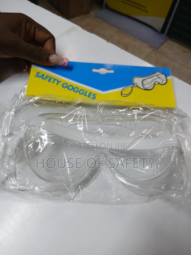 Ventilated Safety Goggles Clear - main view