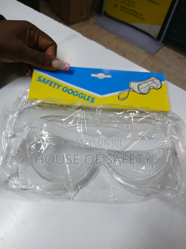 Ventilated Safety Goggles Clear - thumbnail 3