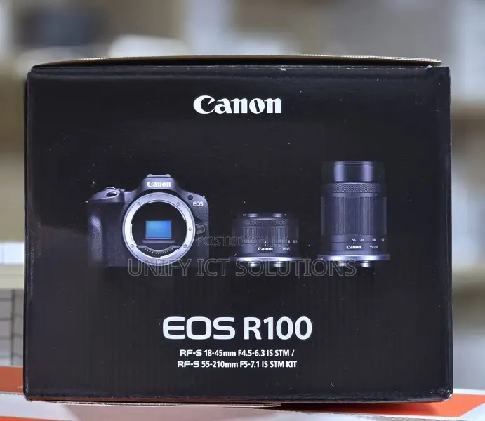 Canon Eos R100 Mirrorless Camera With 18-45mm Lens