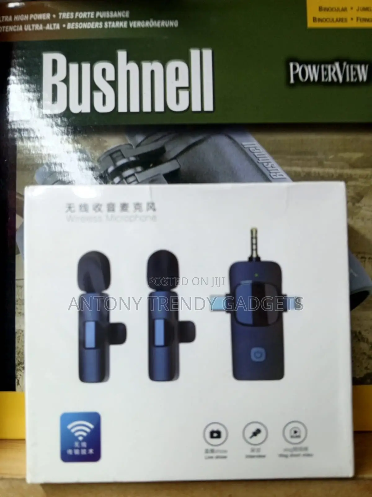 Dual Wireless Lavalier Mic 3.5mm Plug For Phones & Cameras