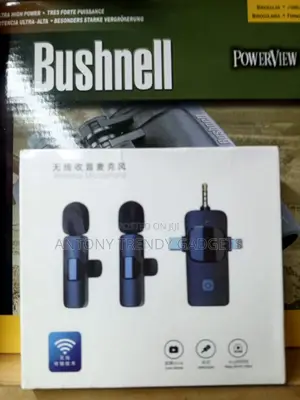 Dual Wireless Lavalier Mic 3.5mm Plug For Phones & Cameras
