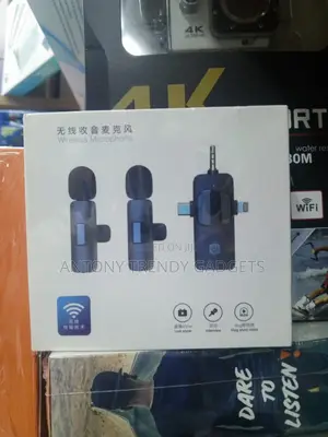 3-in-1 Cordless Lavalier Microphone Set For Clear Audio