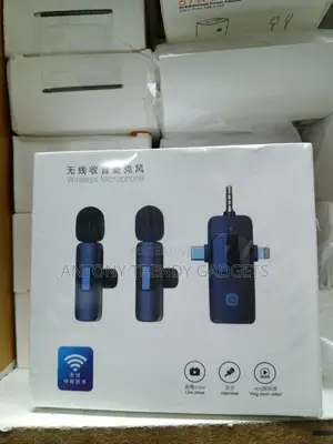 3-in-1 Cordless Lavalier Microphone Set For Clear Audio