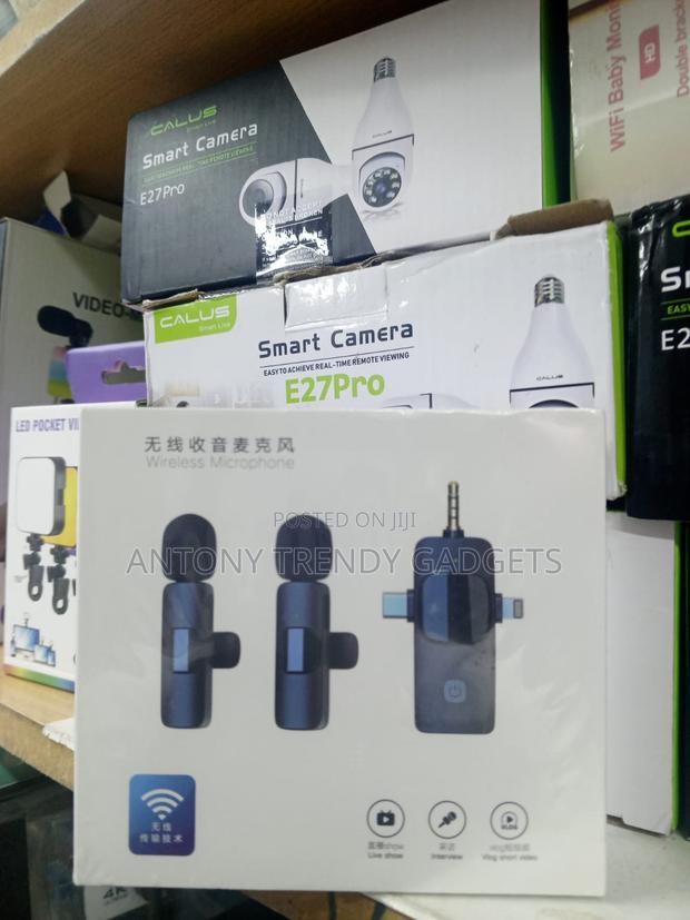 Plug & Play 3-in-1 Wireless Mic Set For iPhone & Android