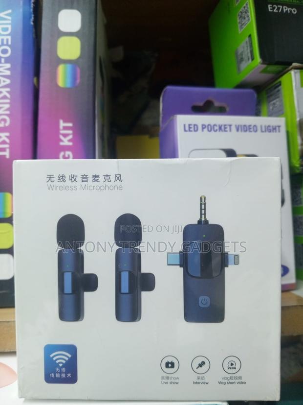 Wireless Lavalier Microphone Kit For Youtube & Interviews - thumbnail 2