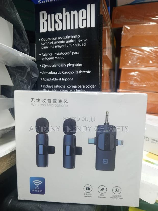 3-in-1 Wireless Lavalier Microphone (3.5mm Round Jack) - thumbnail 2