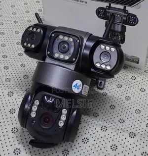 Dual Lens Solar Camera 4g Triple Lens With Smart Motion Detection