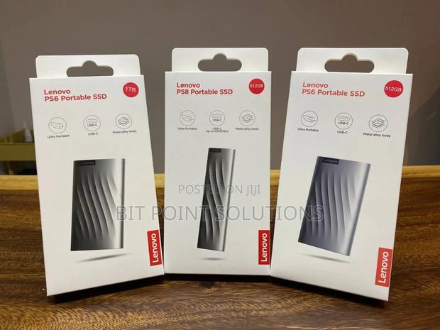 Lenovo Ps8 4tb External Portable SSD Storm Grey ( Gxb1m24162) - main view