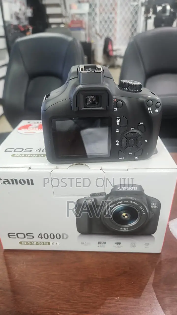 Canon Camera Eos 4000d Kit With Free Bag