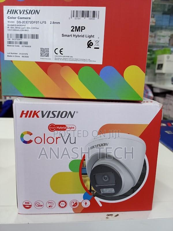 40 MTR Full Color 2mp Hd Dome CCTV Camera Hikvission