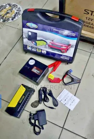 Brand New Portable Powerful Jump Starter Kit With Air Compressor