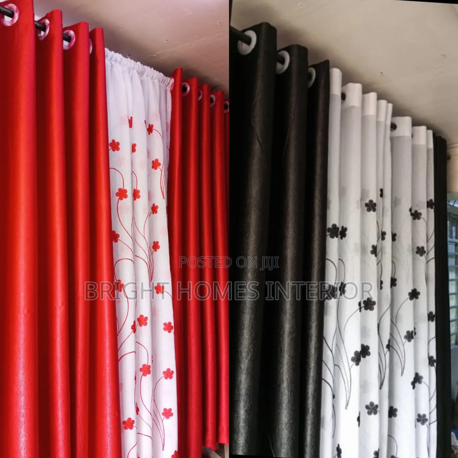 Curtain and Floral Sheers