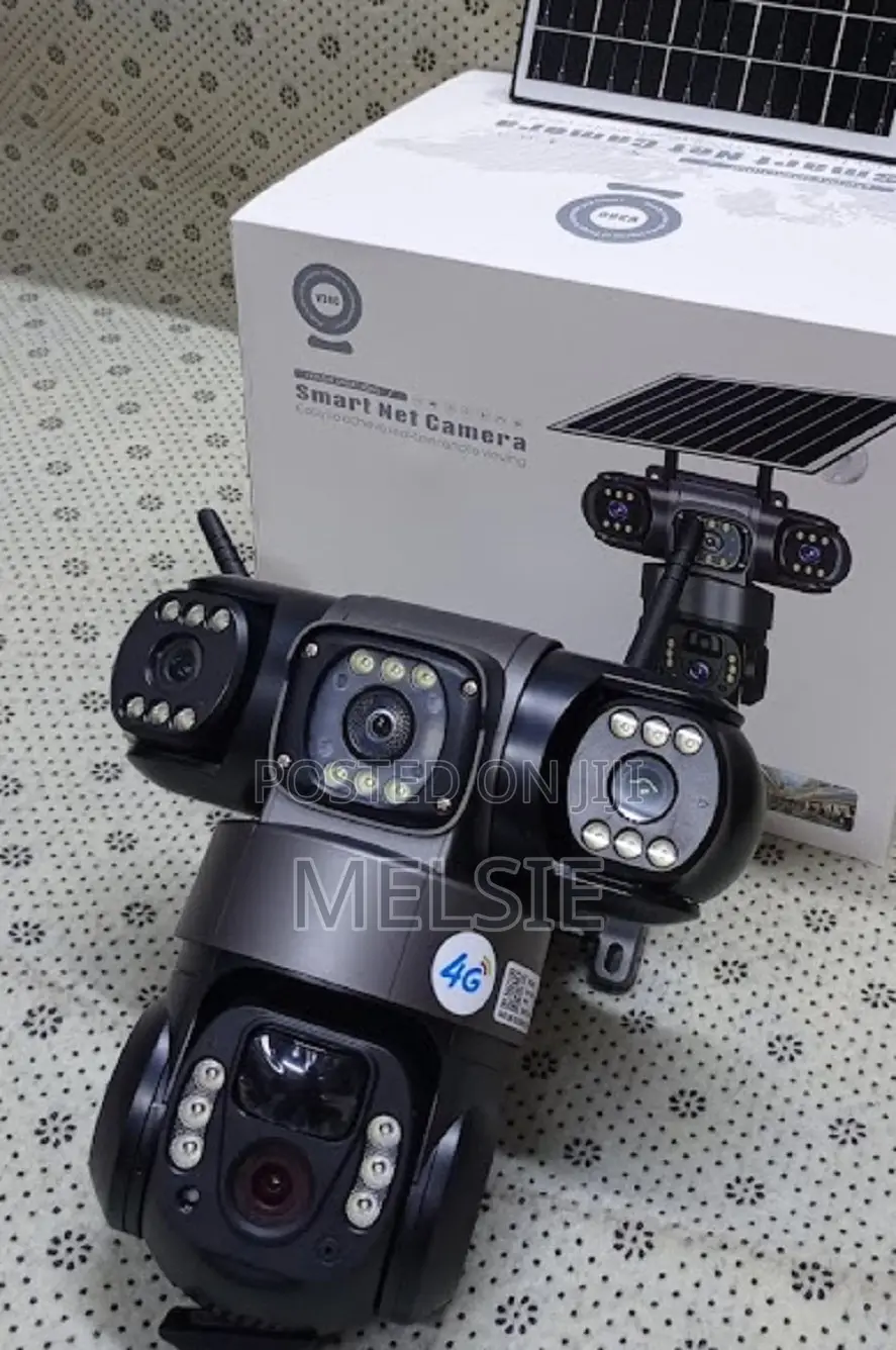 Reliable 4g Triple Lens Dual Lens Solar Camera With Backup Battery