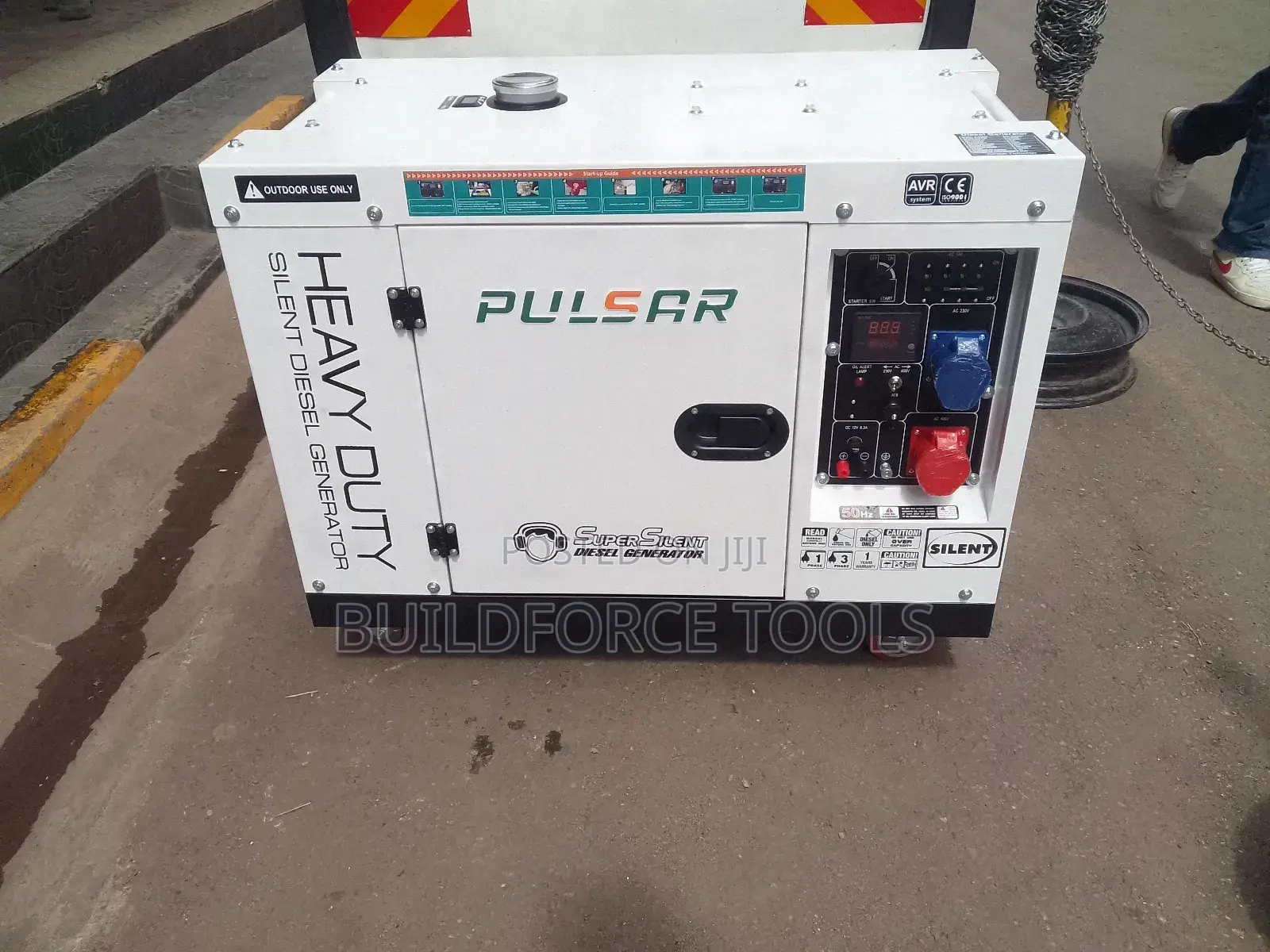 Pulsar 15kva Dual Phase Heavy Duty Diesel Silent Generator